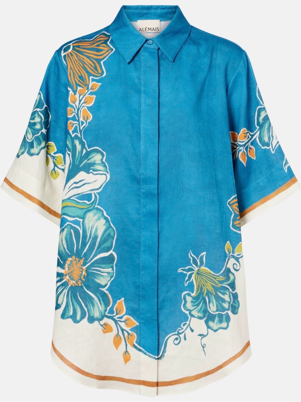 Alémais Luda floral linen shirt